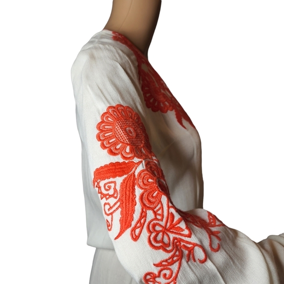 NWT ark & co embroidered flowy dress - Picture 11 of 16